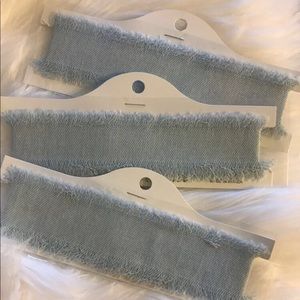 Denim choker